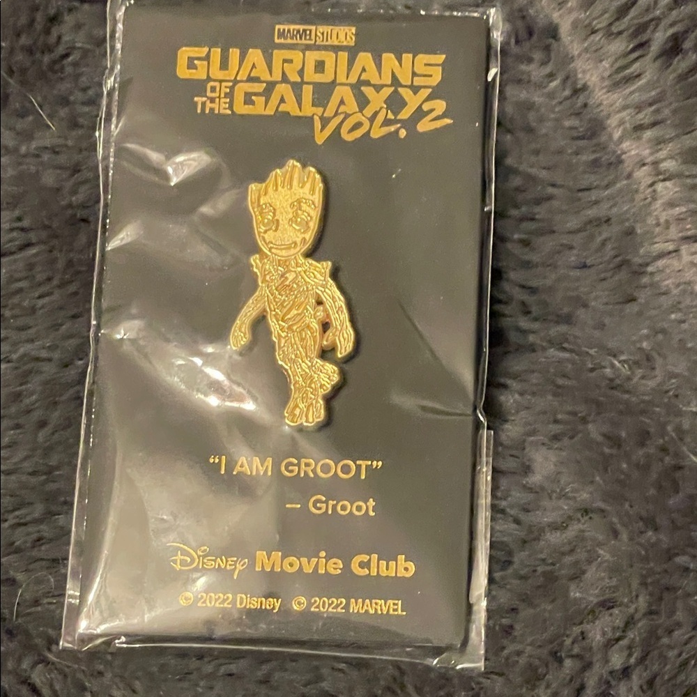 Disney Marvel Gold Groot Pin